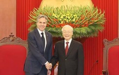 Ông Antony Blinken thay mặt Tổng thống Joe Biden mời Tổng Bí thư thăm Mỹ