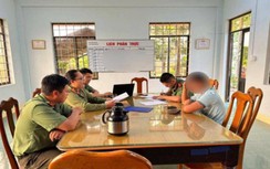 Làm việc với quản trị một nhóm trên Zalo thông báo "né chốt" công an
