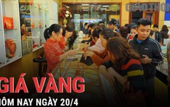 Giá vàng hôm nay 20/4: Quay đầu tăng giá