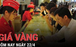 Giá vàng hôm nay 22/4: Tiếp tục giảm giá