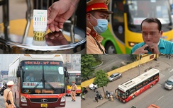 CSGT đón lõng kiểm tra đột xuất nồng độ cồn, ma túy tài xế xe khách