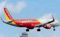 Ấn tượng máy bay Vietjet sơn biểu tượng du lịch TP.HCM