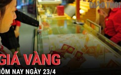 Giá vàng hôm nay 23/4: Giảm mạnh