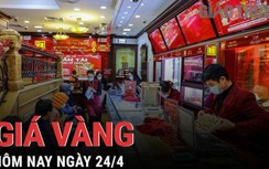 Giá vàng hôm nay 24/4: Tiếp tục giảm giá