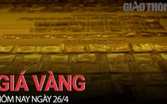 Giá vàng hôm nay 26/4: Quay đầu tăng giá
