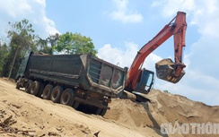 Bất thường tại dự án nạo vét: Xe né trạm cân, bán cát không hóa đơn