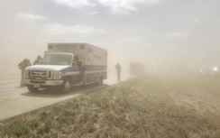 Bão bụi cuốn 60 ô tô đâm liên hoàn, hàng chục người thương vong