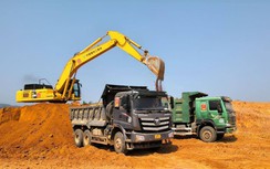 Đội nắng thi công cao tốc Bắc - Nam qua tỉnh Quảng Bình