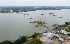 Đội nắng đội mưa thi công cầu Nhơn Trạch