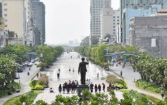 Nghiên cứu lắp mái che ở phố đi bộ Nguyễn Huệ, công viên bến Bạch Đằng