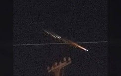 Video vật thể lạ cháy sáng trên bầu trời Nhật Bản