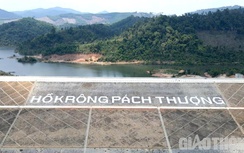 Đập thủy lợi nghìn tỷ chưa xong, mặt bê tông đã nứt ngang, dọc