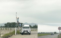 Vụ biển báo đường nối Hà Tĩnh-Nghệ An bị phá: Lắp camera giám sát 24/24 giờ