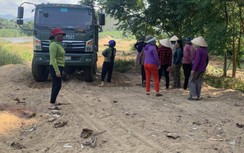 Công an vào cuộc vụ người dân cản trở DN khai thác cát dù đã được cấp phép