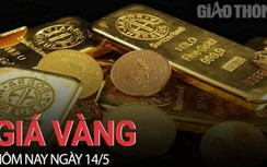 Giá vàng hôm nay 14/5: Vàng trong nước tăng mạnh