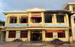 Cháy trường học ở Quảng Ngãi, nhiều tài liệu bị thiêu rụi