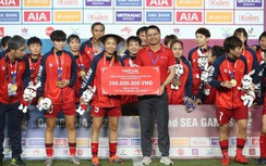 Đội tuyển nữ Việt Nam nhận thưởng cực khủng sau tấm HCV lịch sử