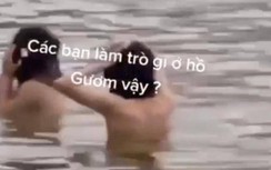 2 cô gái khoả thân, tắm ở hồ Gươm có thể là sản phẩm cắt ghép