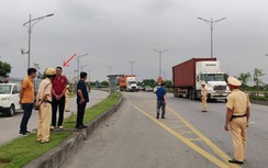 Hải Phòng: Tạm giữ hình sự tài xế điều khiển xe đầu kéo húc, đẩy CSGT