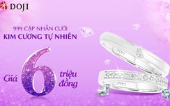 Sở hữu nhẫn cưới kim cương tự nhiên Wedding Land giá 6 triệu đồng