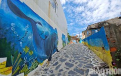 Làng chài Nhơn Lý "lột xác" nhờ khoác lên mình loạt tranh bích họa