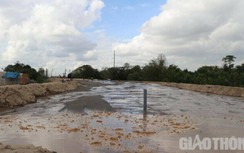 Chậm xử lý nền đất yếu, tuyến tránh TP Long Xuyên có nguy cơ chậm tiến độ