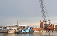 Tháng 7 sẽ hợp long toàn bộ vòm thép cầu Trần Hoàng Na ở Cần Thơ