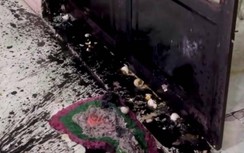 Công an điều tra hộ dân bị ném nhớt, sơn, trứng thối ở Long An