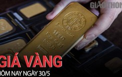 Giá vàng hôm nay 30/5: Giảm mạnh