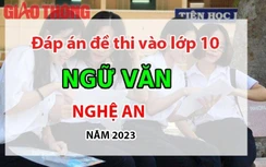 Đáp án đề thi tuyển sinh lớp 10 môn Ngữ văn Nghệ An năm 2023
