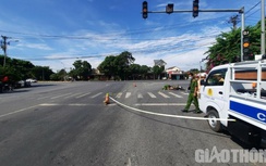 Ô tô đầu kéo va chạm xe máy, người phụ nữ ở Quảng Trị tử vong thương tâm