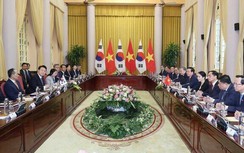 Chủ tịch nước Võ Văn Thưởng hội đàm với Tổng thống Hàn Quốc