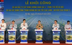 Thủ tướng bấm nút khởi công Vành đai 4 Hà Nội, cao tốc Cao Lãnh - An Hữu