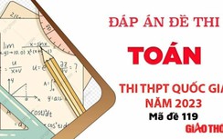 Gợi ý đáp án môn Toán mã đề 119 tốt nghiệp THPT Quốc Gia 2023