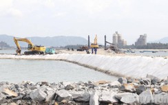 Ba mũi thi công liên tục, dự án cảng Liên Chiểu dần hình thành