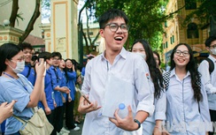 Thí sinh tươi rói sau môn Toán tốt nghiệp THPT năm 2023