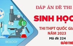 Gợi ý đáp án môn Sinh Học mã đề 224 tốt nghiệp THPT Quốc Gia 2023