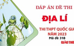 Gợi ý đáp án môn Địa Lí mã đề 318 tốt nghiệp THPT Quốc Gia 2023