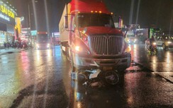 Cô gái bị xe container cán tử vong thương tâm