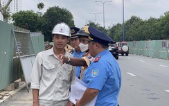 Thanh tra giao thông tiếp tục kiểm tra thi công nút giao An Phú