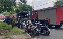 Cháy công ty nội thất trong khu chế xuất Linh Trung 2