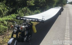 Sóc Trăng: Xử lý nghiêm xe máy chở hàng cồng kềnh, kéo theo xe khác