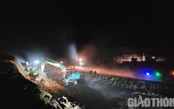 Nhộn nhịp thi công đêm, đẩy tiến độ cao tốc Vân Phong - Nha Trang