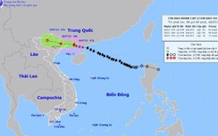 Bão số 1 suy yếu thành áp thấp nhiệt đới, miền Bắc mưa lớn từ tối nay