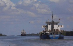 Bắt đầu nạo vét luồng sông Hậu