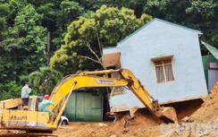 Tan hoang hiện trường sạt lở vùi lấp 3 chiến sĩ CSGT tại đèo Bảo Lộc