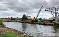 Kiên quyết xử lý phương tiện quá tải cập bến vật liệu ở Cà Mau