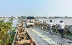 Nam Định tạm dừng lưu thông cầu phao Ninh Cường