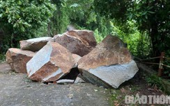 Nguy cơ tiếp tục sạt lở hàng chục tấn đá trên núi Ba Thê ở An Giang