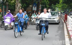 Hà Nội chính thức ra mắt dịch vụ xe đạp công cộng